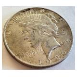 1923-D and 1926-S Peace Silver Dollar Coins 1923-D and 1926-S Peace Silver Dollar Coins