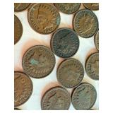 Lot of 65 Circulated Indian Head Pennies Assorted Years Lot of 65 Circulated Indian Head Pennies Assorted Years