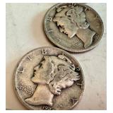 Lot of 20 Circulated Mercury Dimes Assorted Dates Lot of 20 Circulated Mercury Dimes Assorted Dates