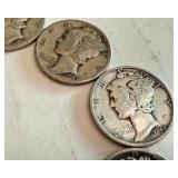 Lot of 20 Circulated Mercury Dimes Assorted Dates Lot of 20 Circulated Mercury Dimes Assorted Dates