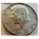 Set of 5 Kennedy Half Dollars 1965-1969 Silver Clad Coins Set of 5 Kennedy Half Dollars 1965-1969 Silver Clad Coins
