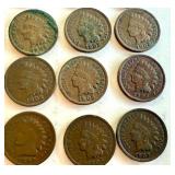 Collection of 25 Circulated Indian Head Pennies Collection of 25 Circulated Indian Head Pennies