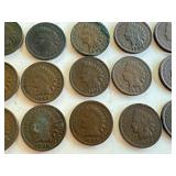 Collection of 25 Circulated Indian Head Pennies Collection of 25 Circulated Indian Head Pennies