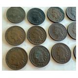 Collection of 25 Circulated Indian Head Pennies Collection of 25 Circulated Indian Head Pennies