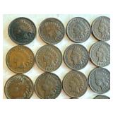 Collection of 25 Circulated Indian Head Pennies Collection of 25 Circulated Indian Head Pennies