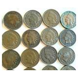 Collection of 25 Circulated Indian Head Pennies Collection of 25 Circulated Indian Head Pennies