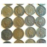 Collection of 25 Circulated Indian Head Pennies Collection of 25 Circulated Indian Head Pennies