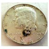 Pair of 1964 Kennedy Silver Half Dollars Pair of 1964 Kennedy Silver Half Dollars