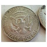 Pair of 1964 Kennedy Silver Half Dollars Pair of 1964 Kennedy Silver Half Dollars