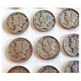 Set of 20 Circulated Mercury Dimes Mixed Years Set of 20 Circulated Mercury Dimes Mixed Years