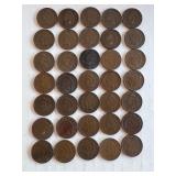 Collection of 35 Indian Head Pennies Assorted Dates Collection of 35 Indian Head Pennies Assorted Dates