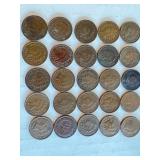 Collection of 35 Indian Head Pennies Assorted Dates Collection of 35 Indian Head Pennies Assorted Dates