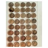 Lot of 45 Pre-1964 Roosevelt Silver Dimes Circulated Lot of 45 Pre-1964 Roosevelt Silver Dimes Circulated