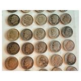 Lot of 45 Pre-1964 Roosevelt Silver Dimes Circulated Lot of 45 Pre-1964 Roosevelt Silver Dimes Circulated