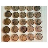 Lot of 45 Pre-1964 Roosevelt Silver Dimes Circulated Lot of 45 Pre-1964 Roosevelt Silver Dimes Circulated