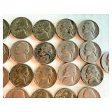 29 Assorted Pre-1964 Jefferson Nickels 29 Assorted Pre-1964 Jefferson Nickels