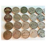 29 Assorted Pre-1964 Jefferson Nickels 29 Assorted Pre-1964 Jefferson Nickels