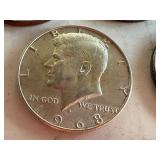 Set of 5 Kennedy Half Dollar Coins 1965-1976 Set of 5 Kennedy Half Dollar Coins 1965-1976