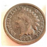 Set of 8 Indian Head Pennies 1863-1905 Circulated US Coins Set of 8 Indian Head Pennies 1863-1905 Circulated US Coins