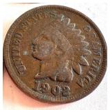 Set of 8 Indian Head Pennies 1863-1905 Circulated US Coins Set of 8 Indian Head Pennies 1863-1905 Circulated US Coins