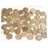 Lot of 60 Assorted Circulated Roosevelt Dimes Lot of 60 Assorted Circulated Roosevelt Dimes