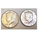 Pair of 1964 Kennedy Half Dollar Coins Pair of 1964 Kennedy Half Dollar Coins