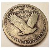 2 Standing Liberty Quarters 1925 U.S. Silver Coins 2 Standing Liberty Quarters 1925 U.S. Silver Coins