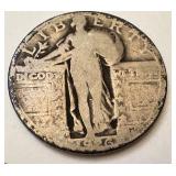 Set of 3 Standing Liberty Quarters 1926 United States Silver Coins Set of 3 Standing Liberty Quarters 1926 United States Silver Coins