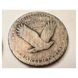 Set of 3 Standing Liberty Quarters 1926 United States Silver Coins Set of 3 Standing Liberty Quarters 1926 United States Silver Coins
