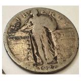 Set of 3 1927 Standing Liberty Silver Quarters Set of 3 1927 Standing Liberty Silver Quarters