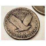 Set of 3 1927 Standing Liberty Silver Quarters Set of 3 1927 Standing Liberty Silver Quarters