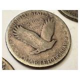Set of 3 1927 Standing Liberty Silver Quarters Set of 3 1927 Standing Liberty Silver Quarters
