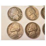 Collection of 20 Jefferson Nickels 1940s-1950s Collection of 20 Jefferson Nickels 1940s-1950s