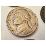 Collection of 20 Jefferson Nickels 1940s-1950s Collection of 20 Jefferson Nickels 1940s-1950s
