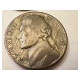 Collection of 20 Jefferson Nickels 1940s-1950s Collection of 20 Jefferson Nickels 1940s-1950s