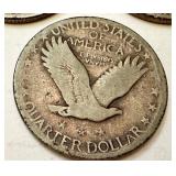 Set of 3 1928 Standing Liberty Quarters Set of 3 1928 Standing Liberty Quarters