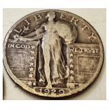 Set of 3 1929 Standing Liberty Silver Quarters Set of 3 1929 Standing Liberty Silver Quarters