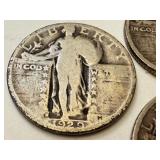 Set of 3 1929 Standing Liberty Silver Quarters Set of 3 1929 Standing Liberty Silver Quarters