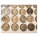 Collection of 40 Vintage Jefferson Nickels 1940s-1950s Collection of 40 Vintage Jefferson Nickels 1940s-1950s