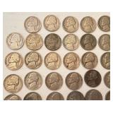 Collection of 40 Vintage Jefferson Nickels 1940s-1950s Collection of 40 Vintage Jefferson Nickels 1940s-1950s