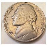 Collection of 40 Vintage Jefferson Nickels 1940s-1950s Collection of 40 Vintage Jefferson Nickels 1940s-1950s