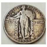 Pair of 1930 Standing Liberty Silver Quarters Pair of 1930 Standing Liberty Silver Quarters