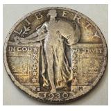 Pair of 1930 Standing Liberty Silver Quarters Pair of 1930 Standing Liberty Silver Quarters