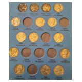 Jefferson Nickel Partial Collection 1938-1961 in Album Jefferson Nickel Partial Collection 1938-1961 in Album