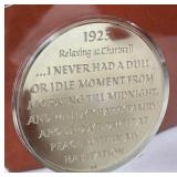 Sir Winston Churchill: The Making of the Man Sterling Silver Proof Medals Collection-Sept 1, 1976 by American Express Company Sir Winston Churchill: The Making of the Man Sterling Silver Proof Medals Collection-Sept 1, 1976 by American Express Company
