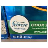 2 Boxes Fresh Step Odor Shield Clumping Cat Litter 25 lb Each