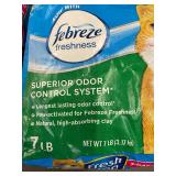 Lot of 4 Fresh Step Cat Litter 7lb Bags Paw-Activated for Febreze Freshness