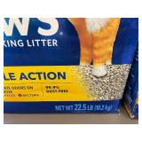 2 Packs Fresh Step Clean Paws Triple Action Cat Litter 22.5 lb Each