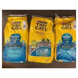 Lot of 3 Tidy Cats Instant Action Non-Clumping Litter 10 lb Bags