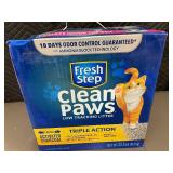 Fresh Step Clean Paws Triple Action Cat Litter 22.5 lb Box